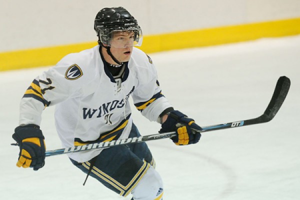 Lancer men’s hockey captain Drew Palmer.