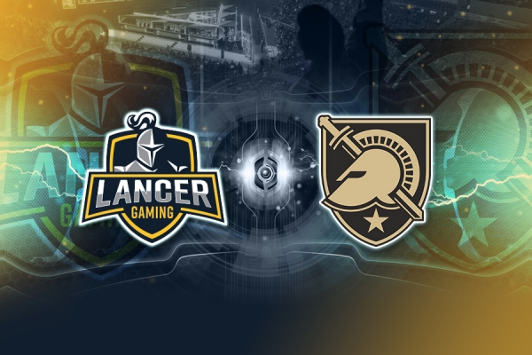 Logoes of Lancer and West Point esports teams