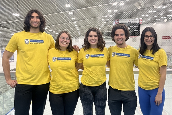 Steven Yalda, Emily Roberts, Megan Briese, Lucas Chartrand, and Emily Stanley