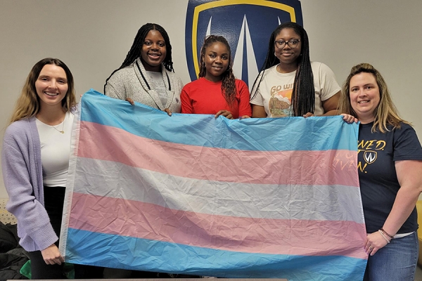 Megan Elliott, Naomi Telesford, Alma Alao, Victoria Odubunmi, and Joyceln Lorito 