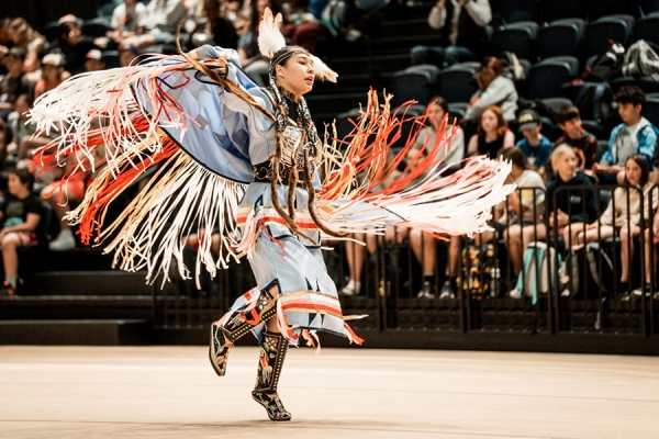 dancer at 2023 powwow