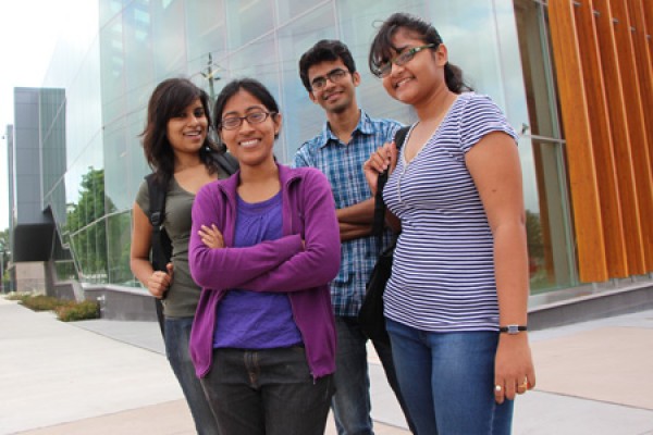 Twisha Talukdar, Titli Patra, Sayak Panja, and Juhi Chowdhury