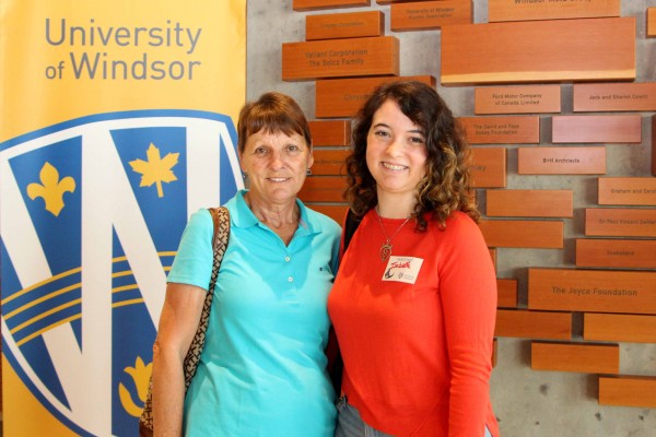 Isabelle Hinch and her grandmother Celine Lepine take in Head Start activities