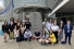 Students from the University of Windsor and Western University pose in front of the European Commission’s Berlaymont building