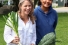 Kimberley Medeiros and Cheyenne Sundance harvest vegetables