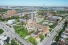 Aerial photo of the University of Windsor campus.