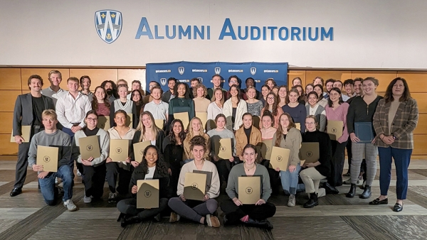 academic all-Canadians holding certificates