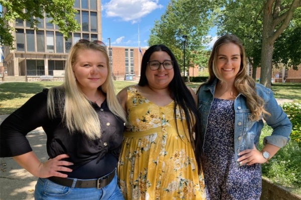 Jillian Holland-Penney, Saher Zaidi, and Jessica Glazewski