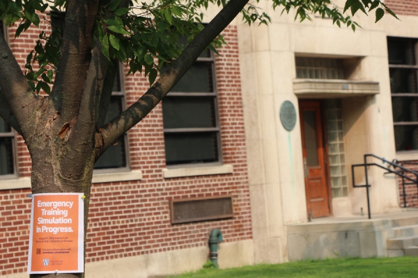 exterior of Memorial Hall