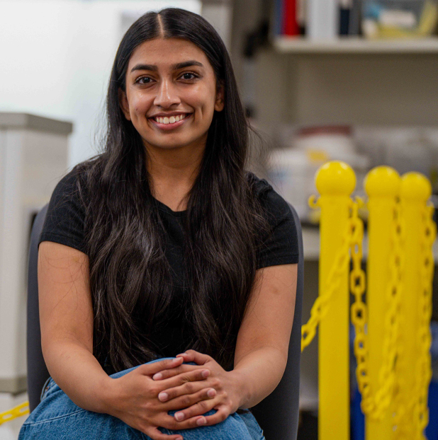 Priya Chana in laboratory