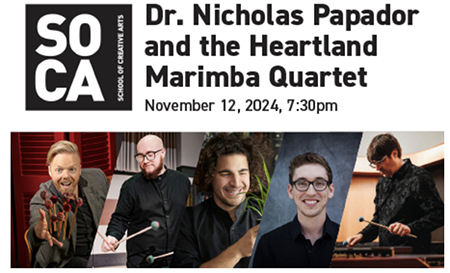 Dr. Nicholas Papador and the Heartland Marimba Quartet image