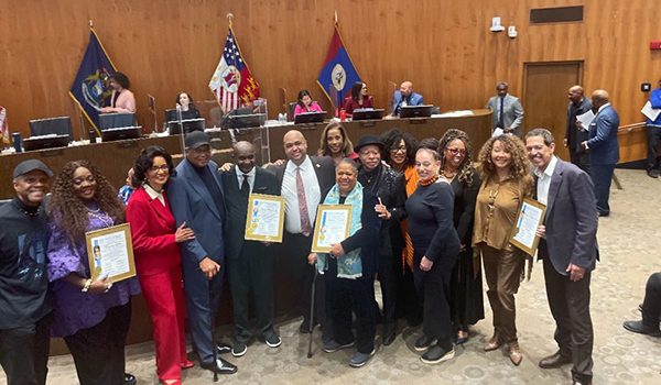 Shahida Nurullah, Jazz, Pop Voice Instructor in the School of Creative Arts, receives the Spirit of Detroit Award in Detroit City Council Chambers