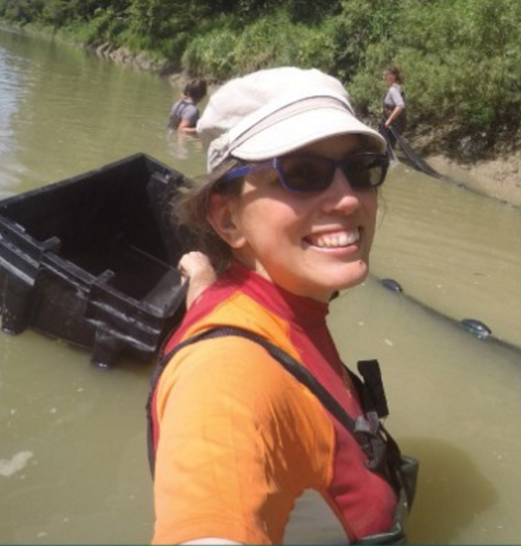 Tina Semeniuk standing in front of a river