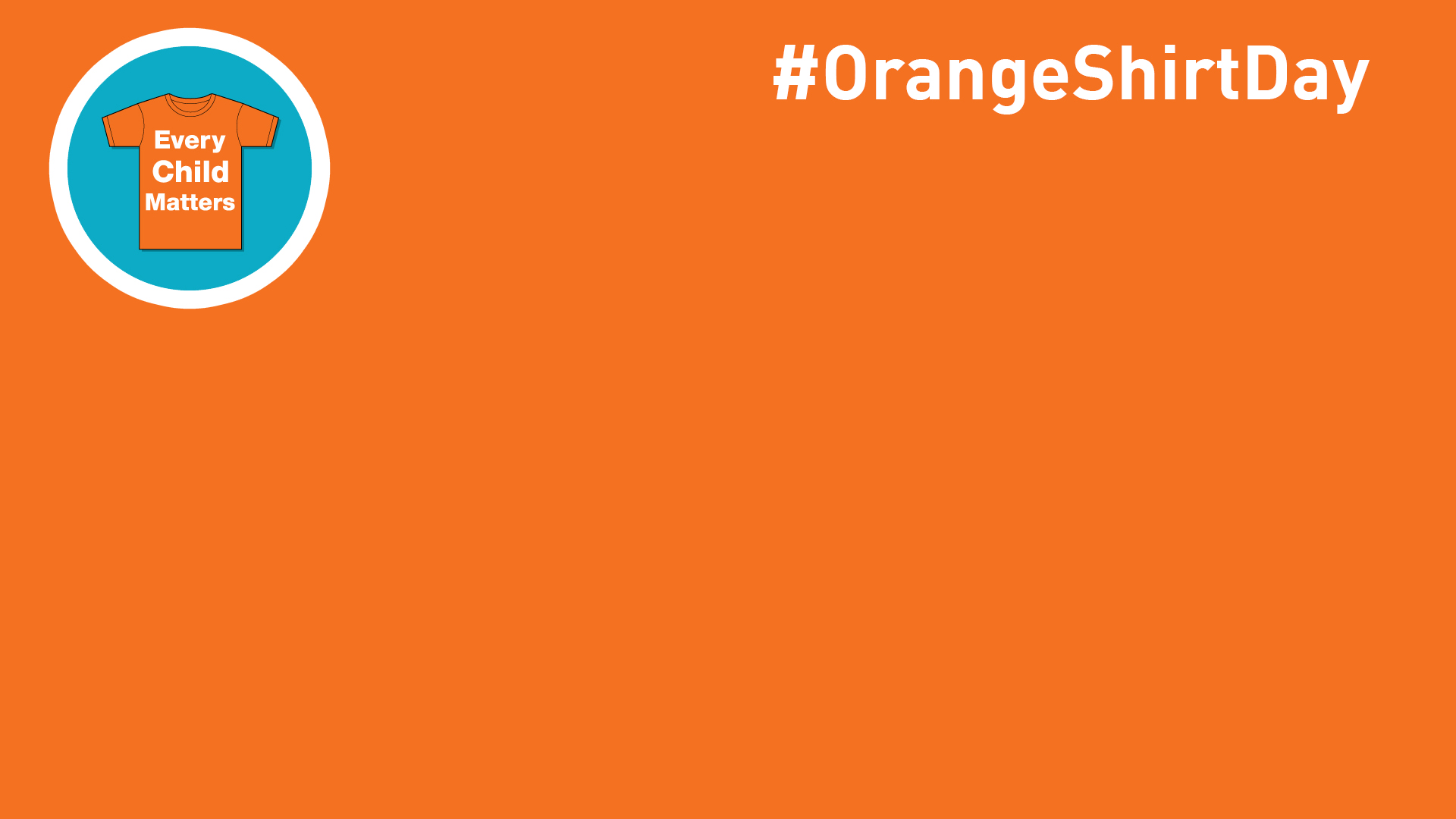 Orange Shirt Day Background