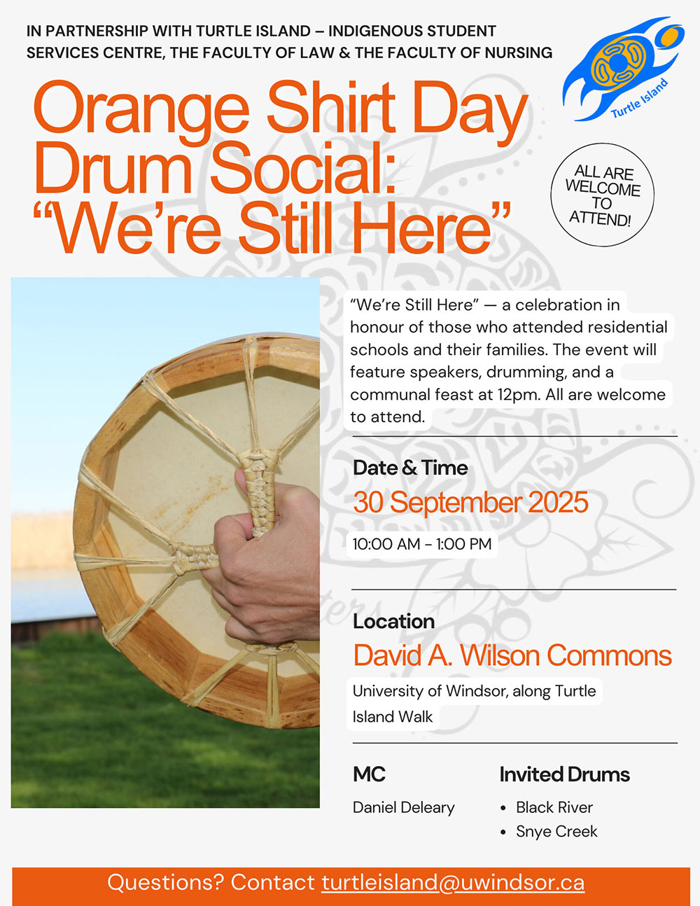 Orange Shirt Day Drum Social graphic