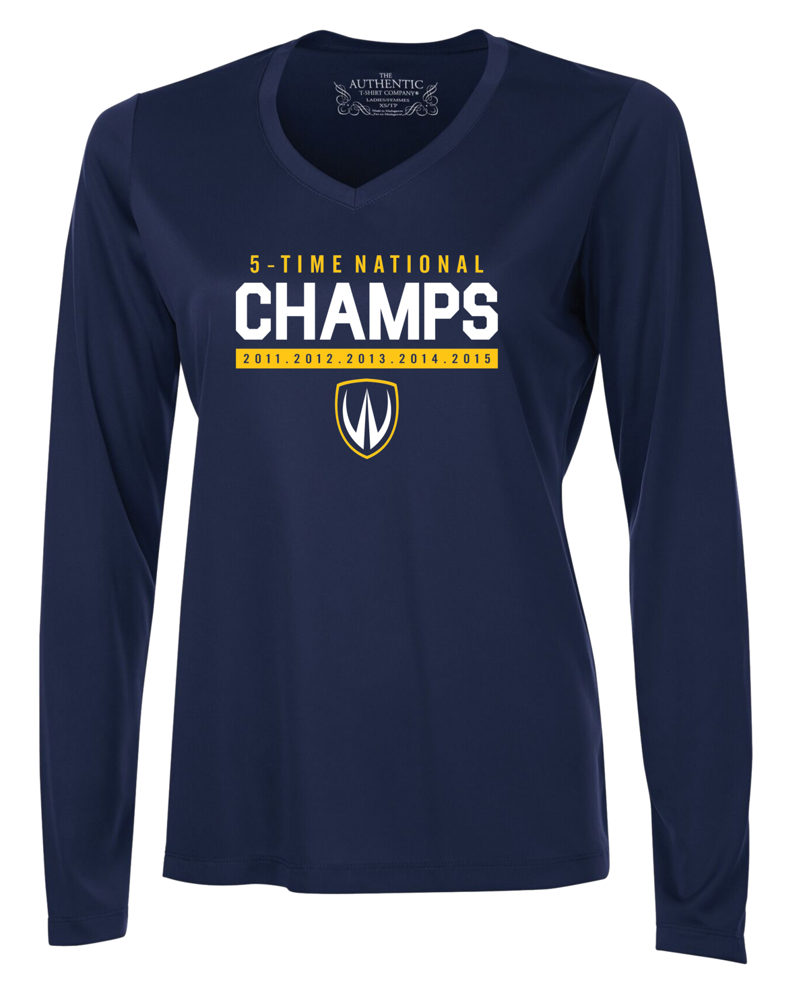 5 Time Champs Full Sleeves V- neck (dry fit) Preview