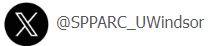 X logo with account name for SPPARC Lab - @SPPARC_UWindsor 