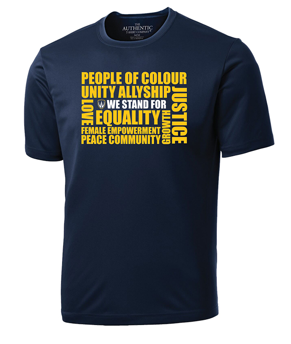 Front view of Run 4 Antiracism! t-shirt