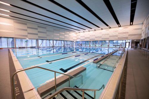 8-lane inside pool