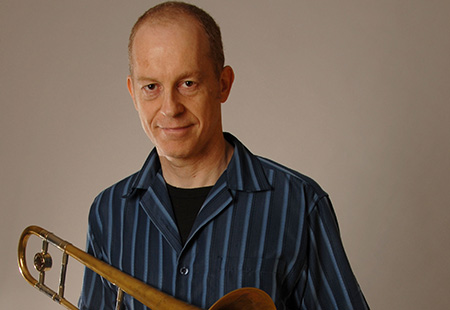 Music Alumnus and professional trombonist, Michael Stone