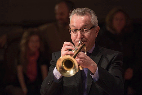 Phil Seguin is a professional musician who plays trumpet with both the Windsor Symphony and Stratford Festival