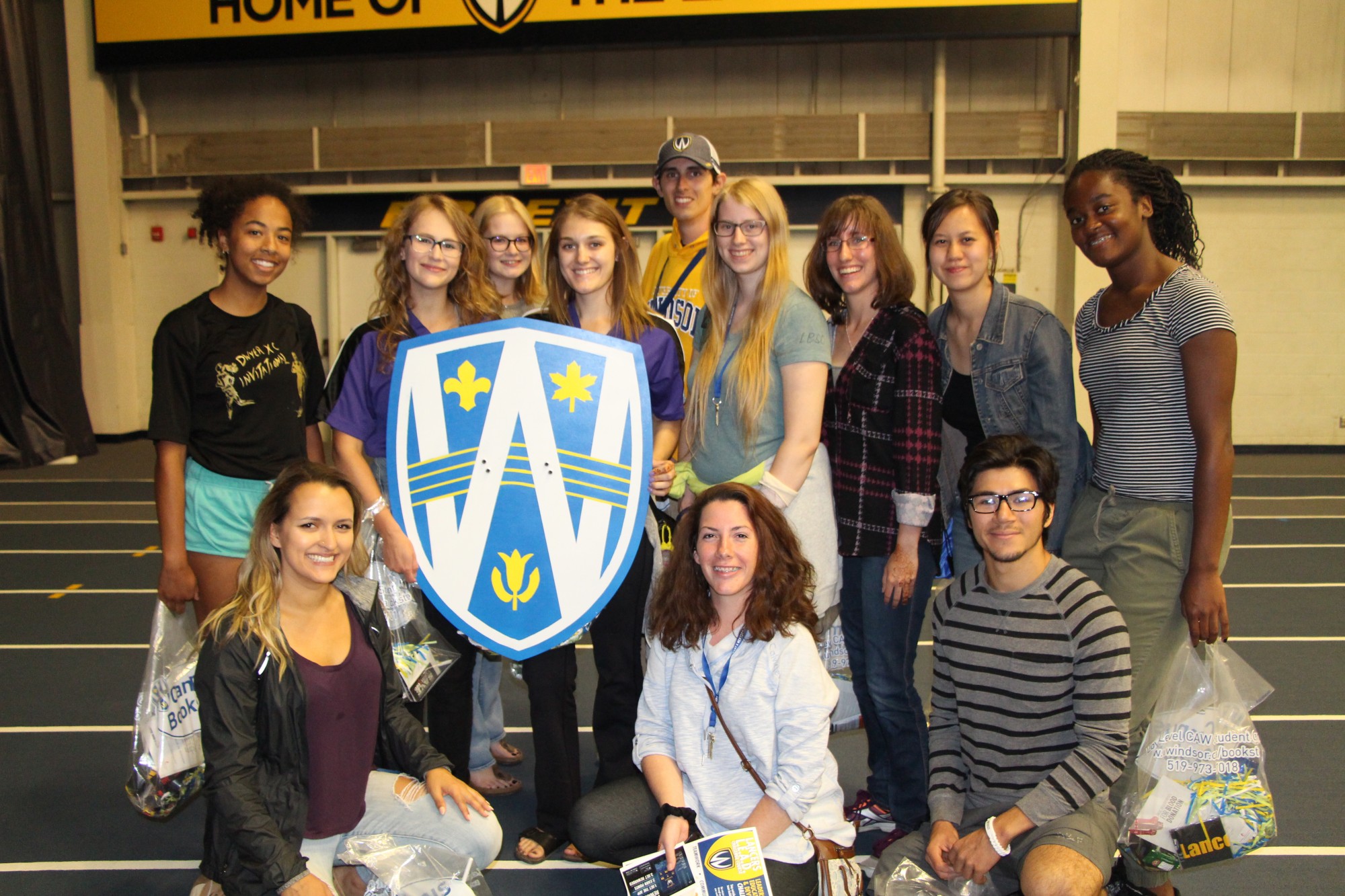 Winners of Battle of the Faculties 2017 posing with Lancer Shield.