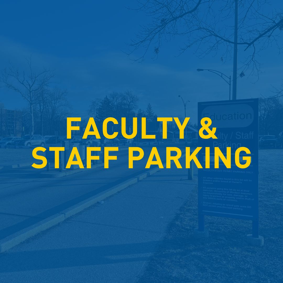 Faculty & Staff Parking Button