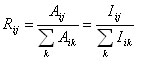 Branching ratio equation