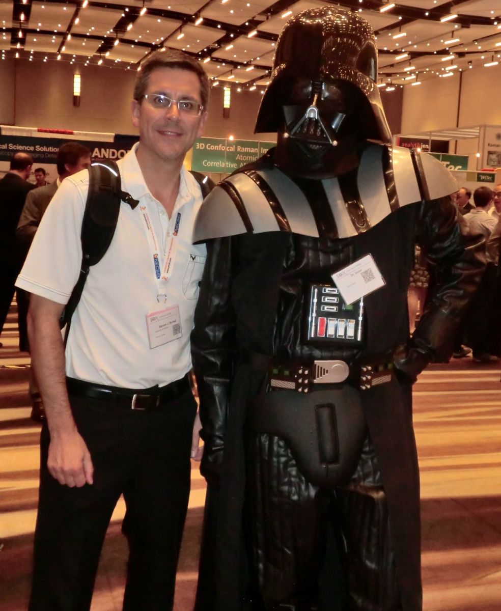 Dr Rehse with Lord Vader