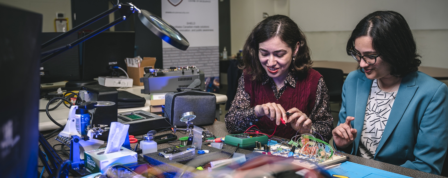 cybersecurity researchers working in lab