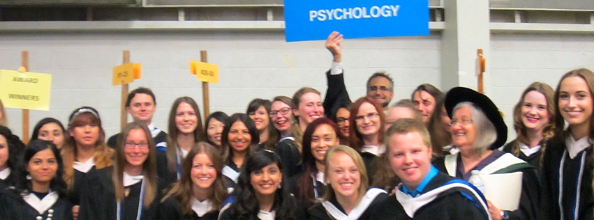 Group shot of psychology graduates