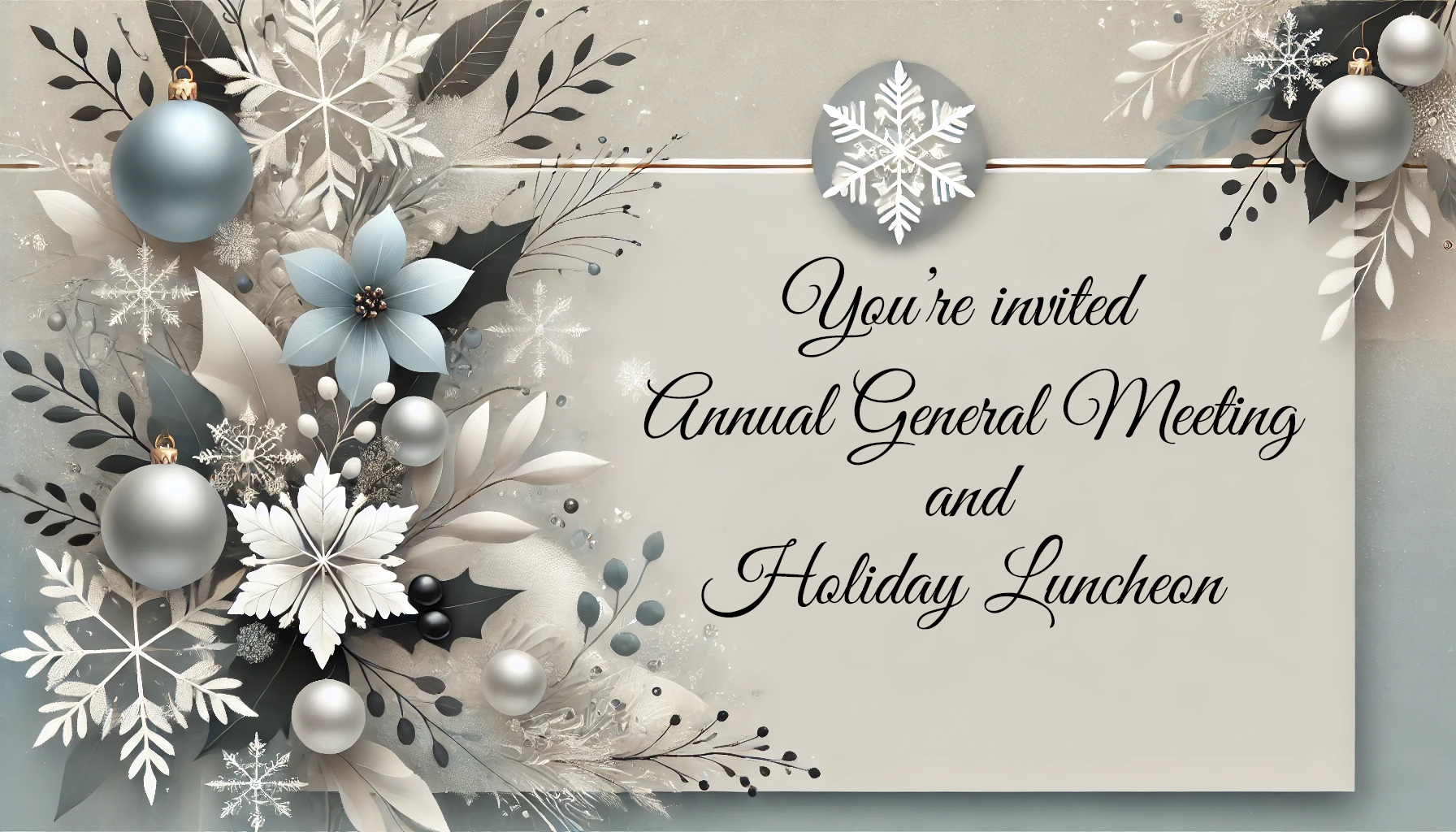 Annual General Meeting invitation