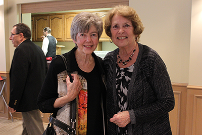 Two ladies at the WURA Christmas luncheon.