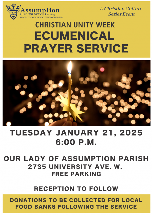 Ecumenical Prayer Service poster