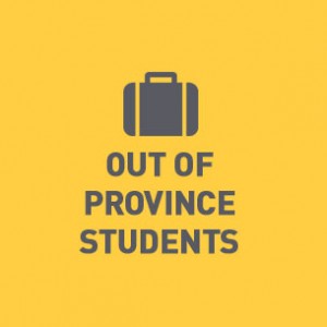 Out of Province Students | Student Awards and Financial Aid