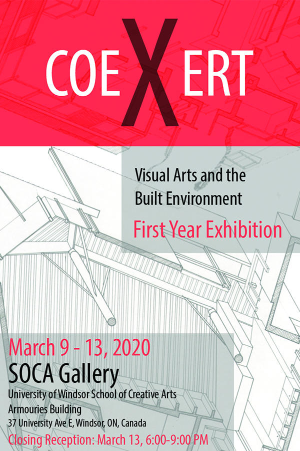 CoeXert - VABE First Year Exhibition poster 