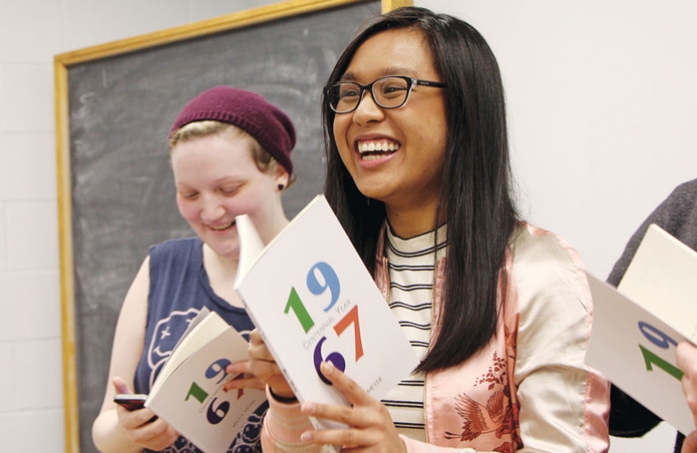 Second-year English Language and Literature student Erika Nguyen