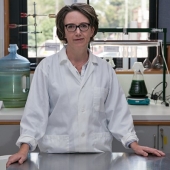 Arts professor Jennifer Willet has been awarded a Canada Research Chair in Art, Science and Ecology is shown in her lab.